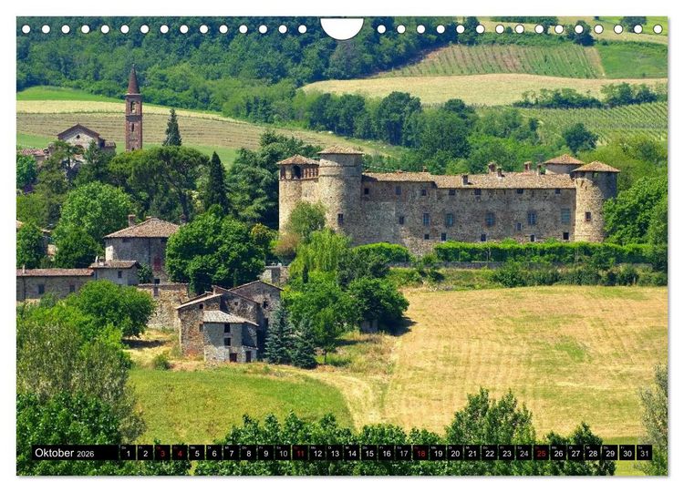 Produktbild: Emilia-Romagna (Wandkalender 2026 DIN A4 quer), CALVENDO Monatskalender