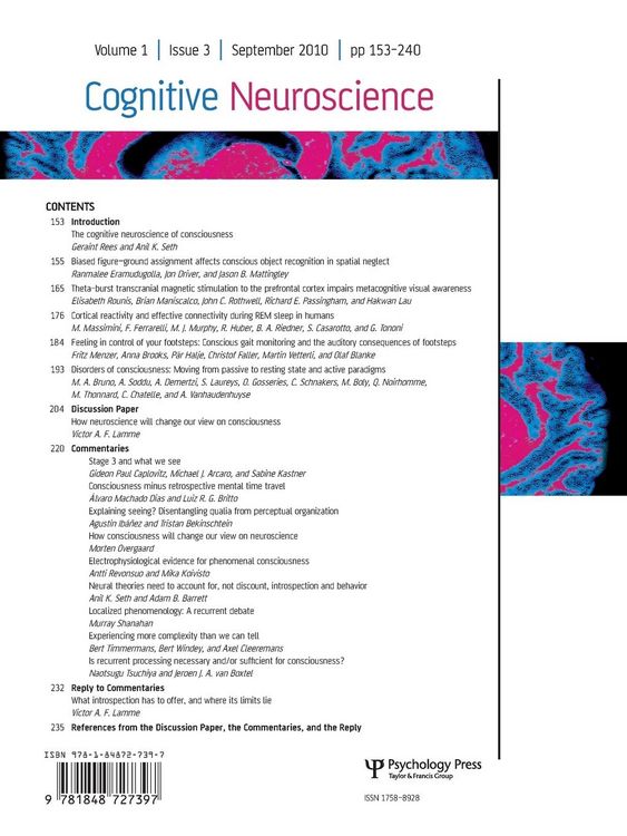 Produktbild: Cognitive Neuroscience of Consciousness