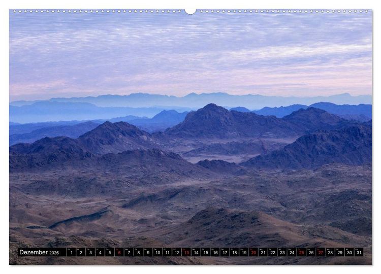 Produktbild: Sinai - Landschaft aus Fels und Sand (Wandkalender 2026 DIN A2 quer), CALVENDO Monatskalender
