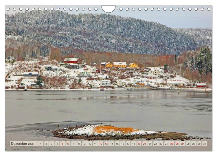 Produktbild: Winterliches Oslo (Wandkalender 2026 DIN A4 quer), CALVENDO Monatskalender
