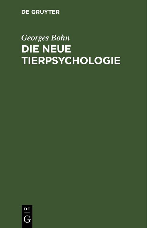 Produktbild: Die Neue Tierpsychologie
