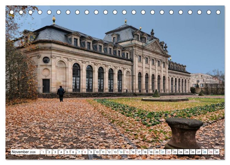 Produktbild: Fulda - die Barockstadt (Tischkalender 2026 DIN A5 quer), CALVENDO Monatskalender