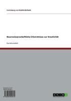 Produktbild: Neurowissenschaftliche Erkenntnisse zur Kreativit&auml;t