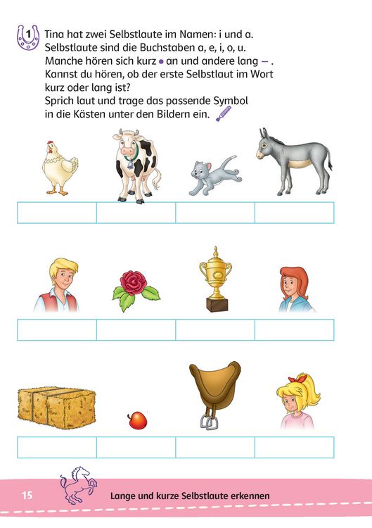 Produktbild: Bibi & Tina: Mein Lernr&auml;tsel-Block Deutsch f&uuml;r die 2. Klasse