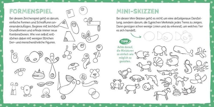 Produktbild: Die Kunst des Zeichnens f&uuml;r Kinder Zickzack-Zeichenkarten