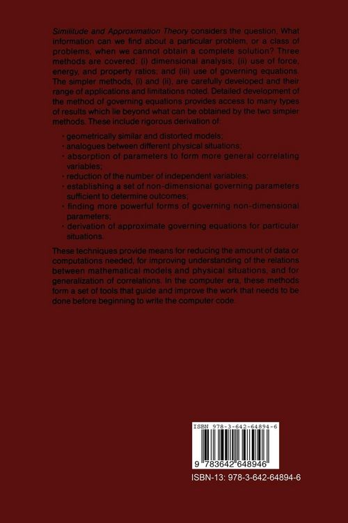 Produktbild: Similitude and Approximation Theory
