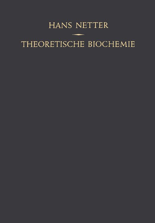 Produktbild: Theoretische Biochemie