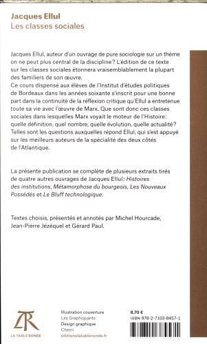 Produktbild: Les classes sociales
