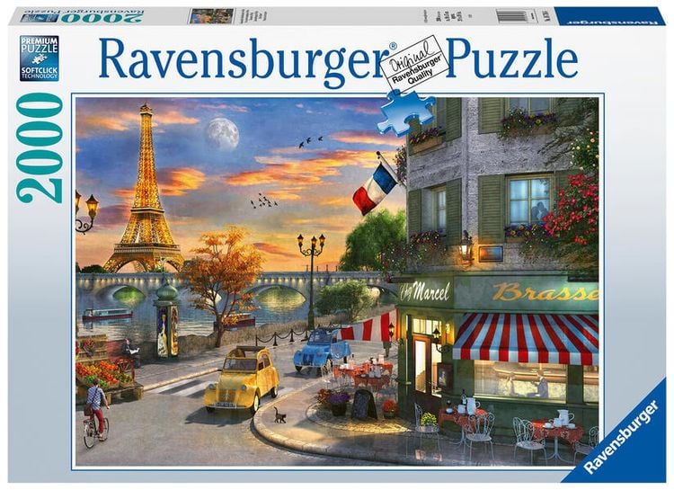 Produktbild: Puzzle Ravensburger Romantische Abendstunde in Paris 2000 Teile