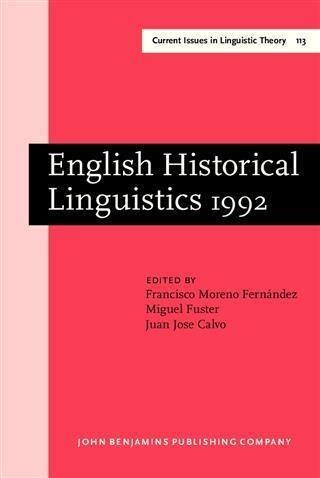 Produktbild: English Historical Linguistics 1992