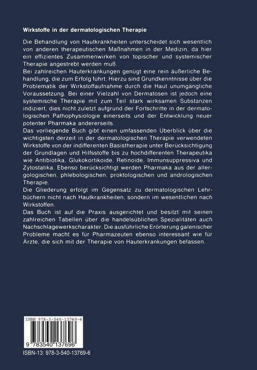 Produktbild: Wirkstoffe in der dermatologischen Therapie