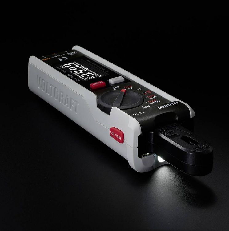 Produktbild: VOLTCRAFT VC-371 Stromzange digital CAT III 600V Anzeige (Counts): 4000