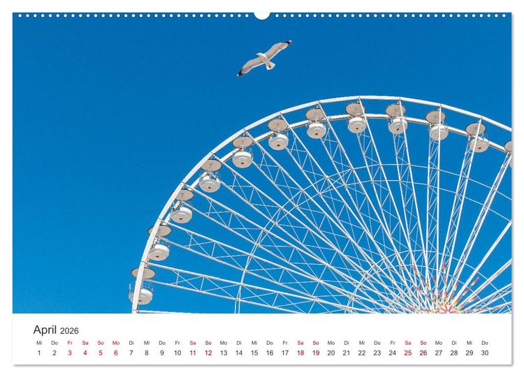 Produktbild: Riesenr&auml;der - Ein Spa&szlig; f&uuml;r jung und alt. (hochwertiger Premium Wandkalender 2026 DIN A2 quer), Kunstdruck in Hochglanz