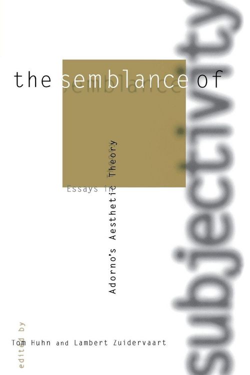 Produktbild: The Semblance of Subjectivity