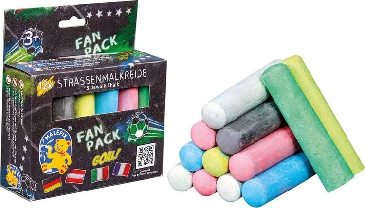 Produktbild: Stra&szlig;enmalkreide Fan Pack 12pcs.