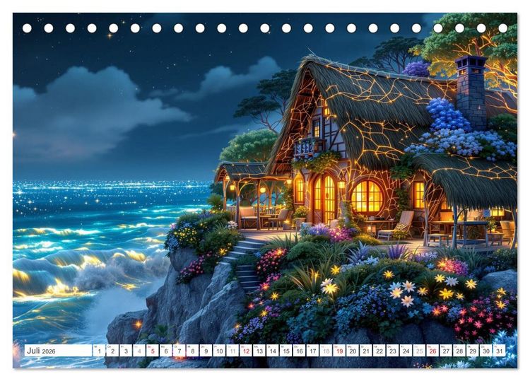 Produktbild: Futuristisches Landleben (Tischkalender 2026 DIN A5 quer), CALVENDO Monatskalender