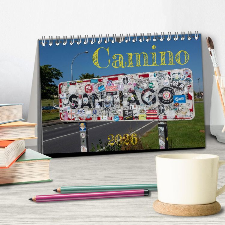 Produktbild: Camino 2026 (Tischkalender 2026 DIN A5 quer), CALVENDO Monatskalender