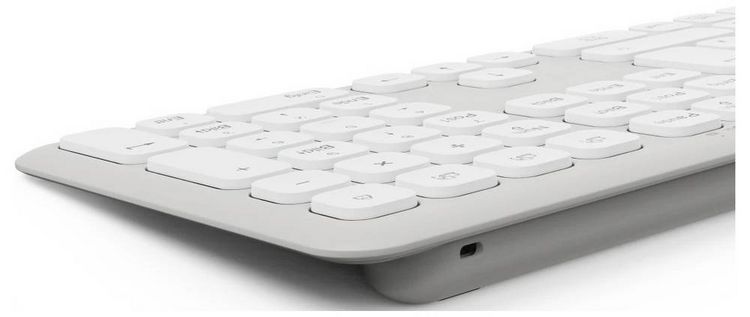 Produktbild: Hama Multi-Device-Tastatur-Maus-Set "WKM-550", kabellos, Funk/BT, WS, QWERTZ DE Kabellos Tastatur, Maus-Set Deutsch, QWERTZ Grau, Wei&szlig;