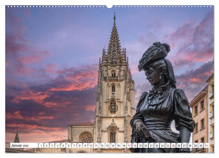Produktbild: Unterwegs - Camino Primitivo. Zu Fu&szlig; auf der &auml;ltesten Route des Jakobsweges (Wandkalender 2026 DIN A2 quer), CALVENDO Monatskalender