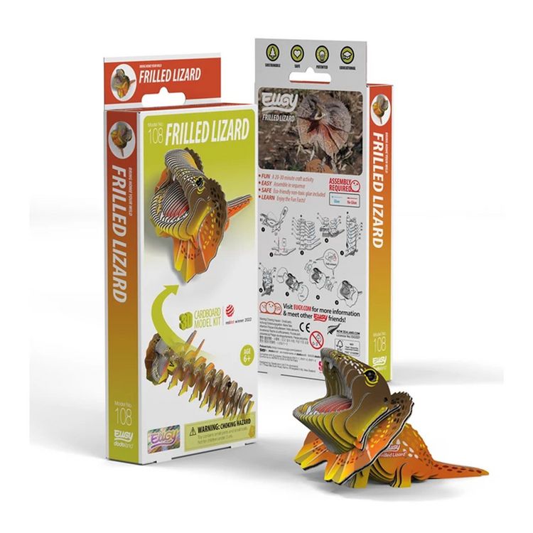 Produktbild: EUGY 3D Bastelset Kragenechse