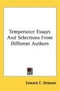Produktbild: Temperance Essays and Selections from Different Authors