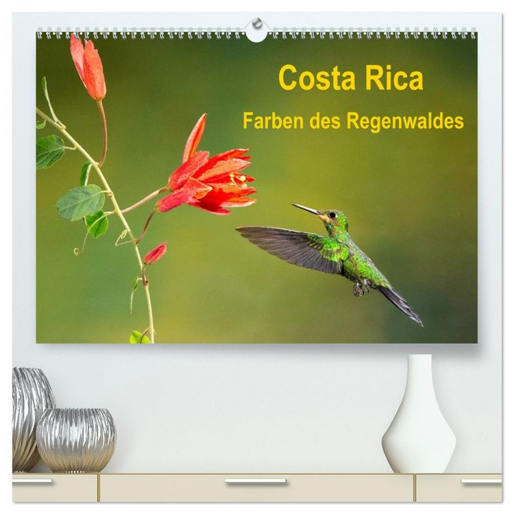 Produktbild: Costa Rica - Farben des Regenwaldes (hochwertiger Premium Wandkalender 2026 DIN A2 quer), Kunstdruck in Hochglanz