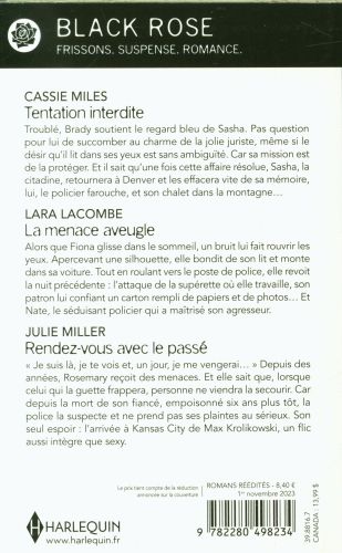 Produktbild: Tentation interdite. La menace aveugle. Rendez-vous avec le pass&eacute;