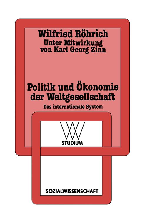 Produktbild: Politik und &Ouml;konomie der Weltgesellschaft