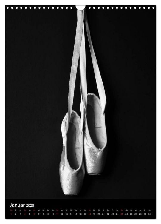 Produktbild: Ballett Schwarzweiss (Wandkalender 2026 DIN A3 hoch), CALVENDO Monatskalender