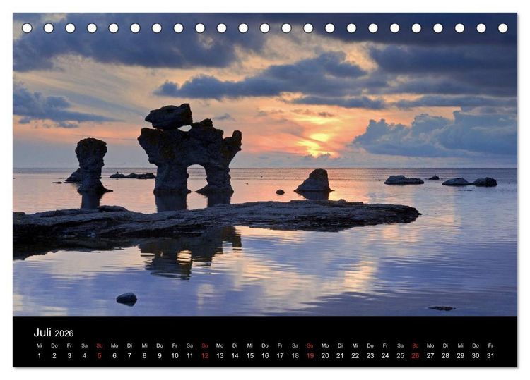 Produktbild: S&uuml;dschweden (Tischkalender 2026 DIN A5 quer), CALVENDO Monatskalender