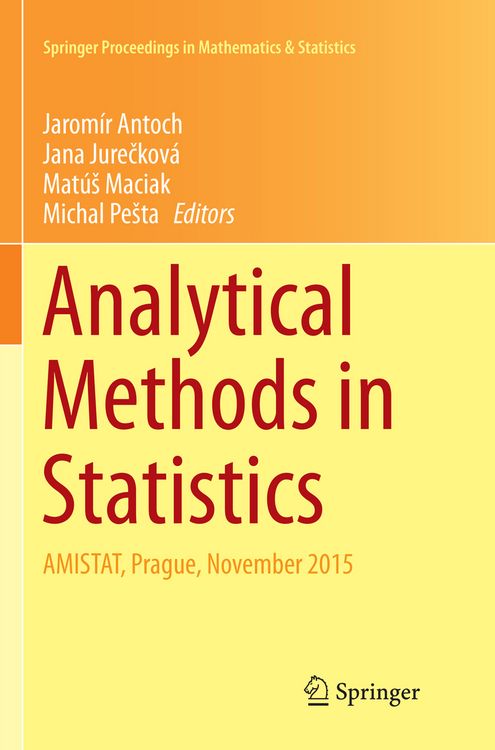 Produktbild: Analytical Methods in Statistics