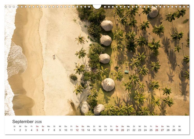 Produktbild: Kolumbien - Eine unvergessliche Reise durch das bunte Land. (Wandkalender 2026 DIN A3 quer), CALVENDO Monatskalender