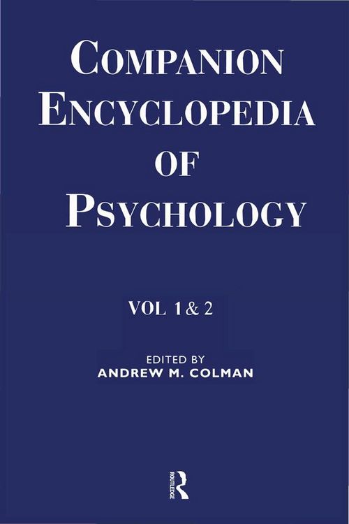 Produktbild: Companion Encyclopedia of Psychology