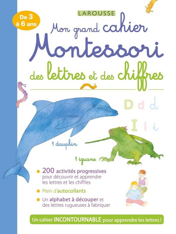 Produktbild: Mon grand cahier Montessori des lettres et des chiffres