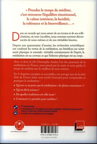 Produktbild: Le temps de m&eacute;diter + 1 CD audio