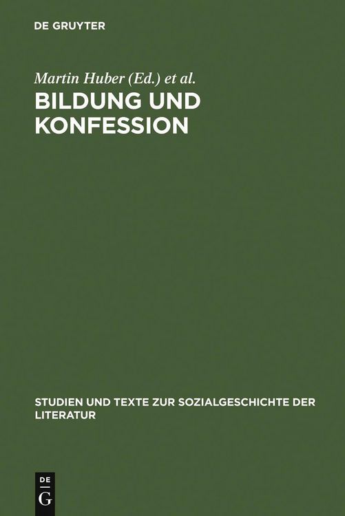 Produktbild: Bildung und Konfession