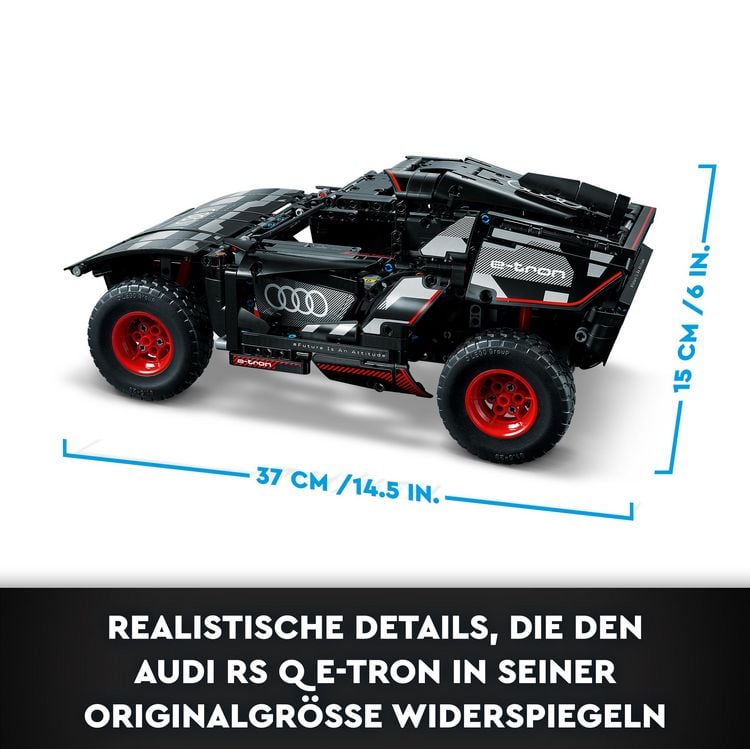 Produktbild: LEGO Technic 42160 Audi RS Q e-tron, ferngesteuertes RC-Auto-Spielzeug
