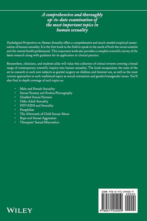 Produktbild: Szuchman: Psychological Perspectives on Human Sexuality