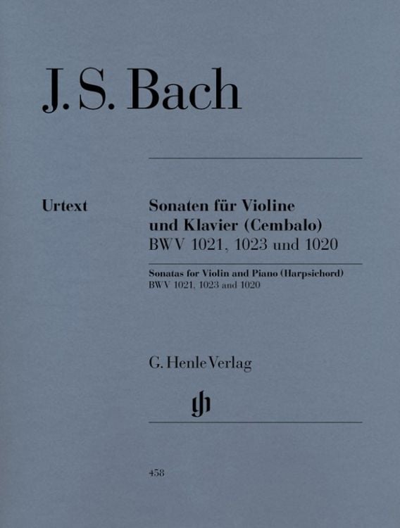 Produktbild: Johann Sebastian Bach - Violinsonaten BWV 1020, 1021, 1023