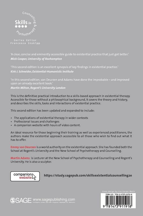 Produktbild: Skills in Existential Counselling & Psychotherapy