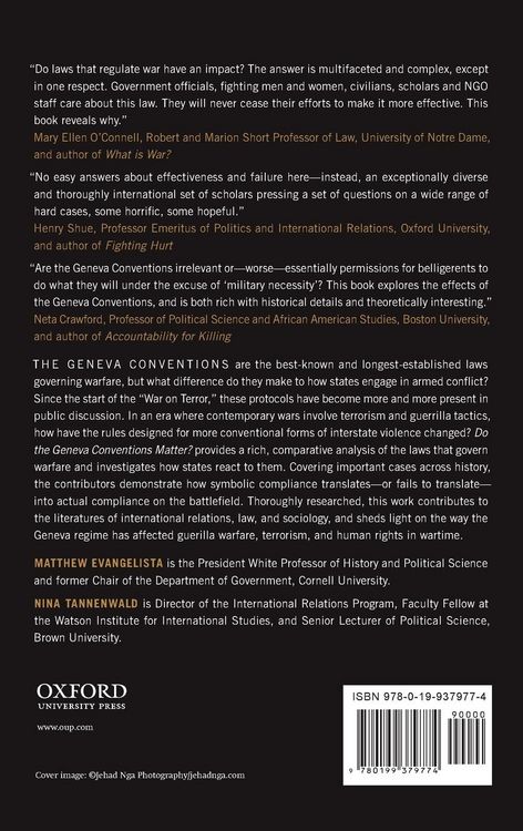 Produktbild: Do the Geneva Conventions Matter?