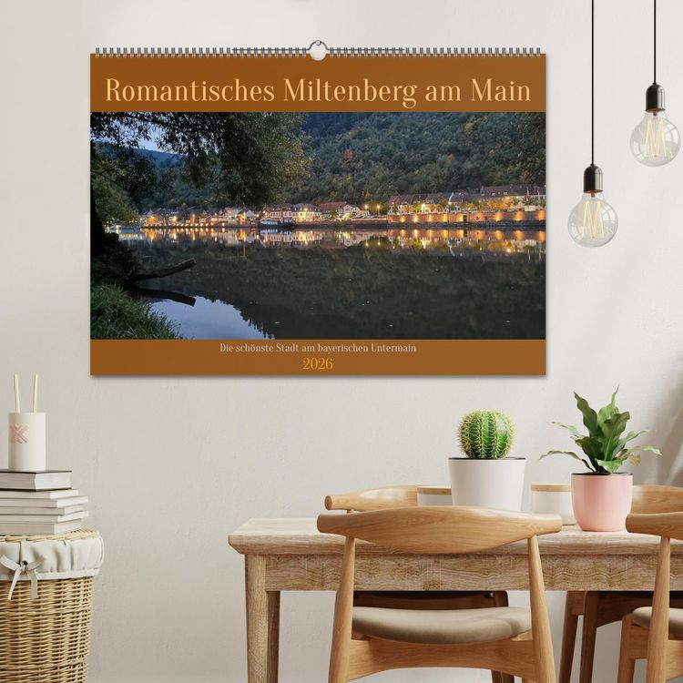 Produktbild: Romantisches Miltenberg am Main (Wandkalender 2026 DIN A2 quer), CALVENDO Monatskalender