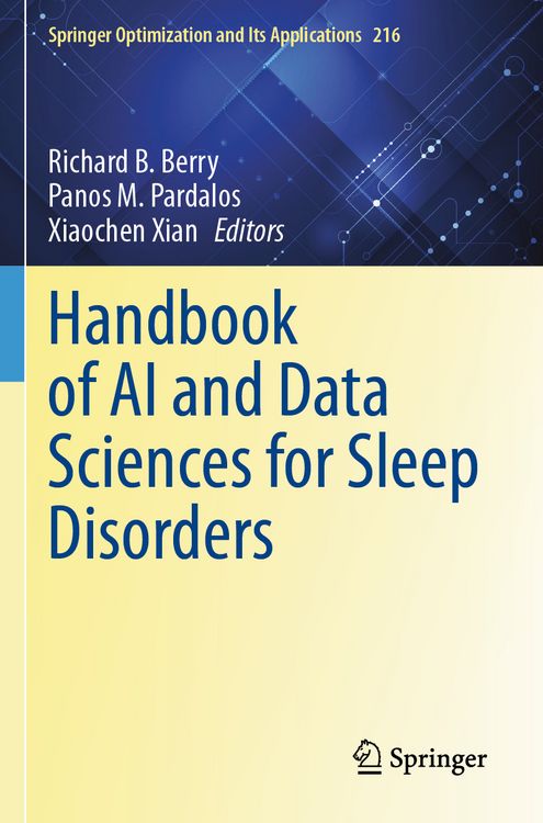 Produktbild: Handbook of AI and Data Sciences for Sleep Disorders