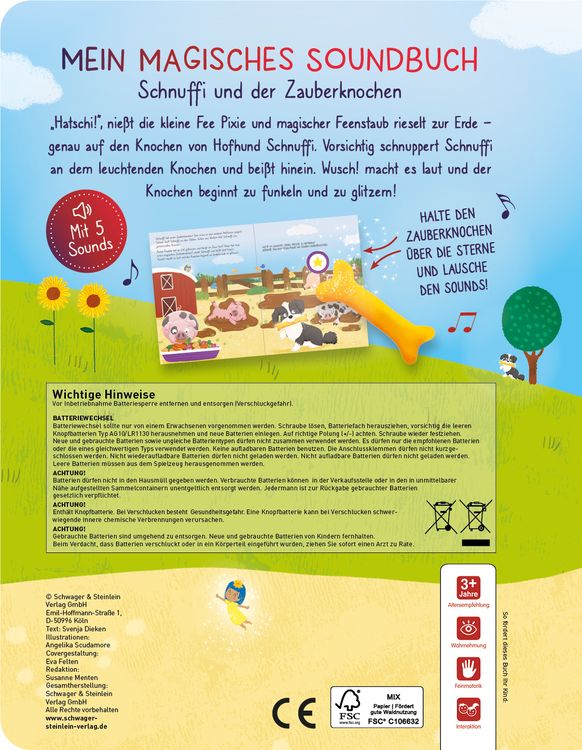 Produktbild: Mein magisches Soundbuch: Schnuffi und der Zauberknochen