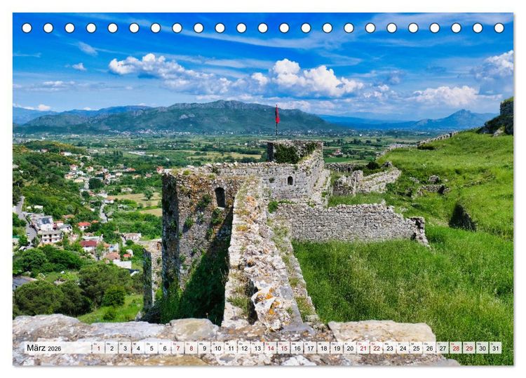 Produktbild: Faszinierendes Albanien (Tischkalender 2026 DIN A5 quer), CALVENDO Monatskalender