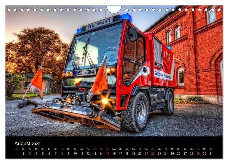 Produktbild: Feuerwehr Braunschweig (Wandkalender 2027 DIN A4 quer), CALVENDO Monatskalender