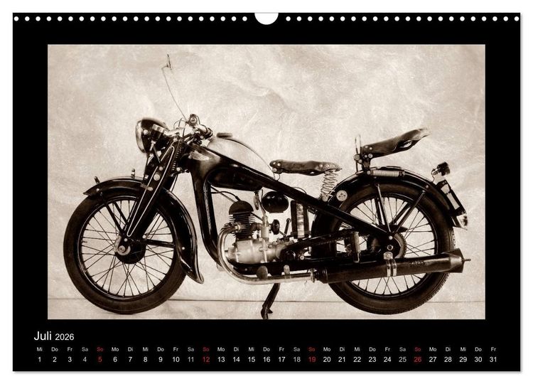 Produktbild: Motorrad Oldtimer aus &Ouml;sterreich (Wandkalender 2026 DIN A3 quer), CALVENDO Monatskalender