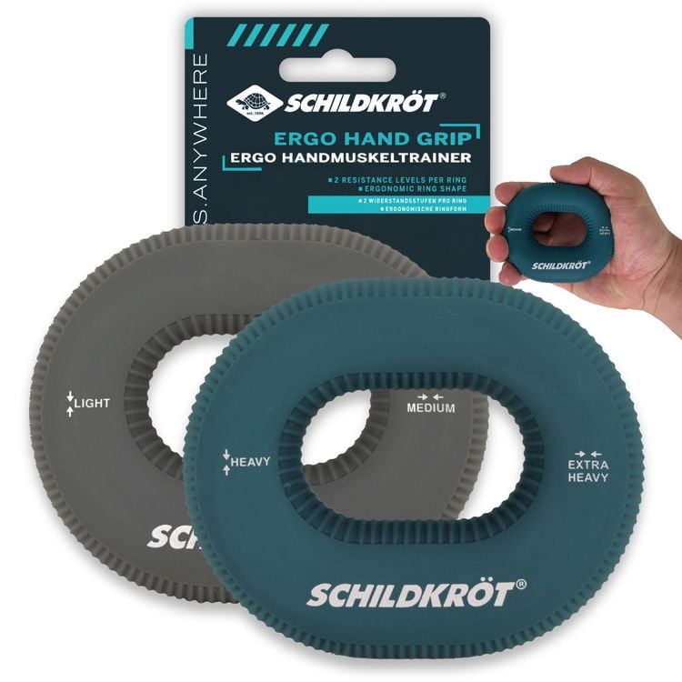 Produktbild: Schildkr&ouml;t 960115 - Ergo Handmuskeltrainer, 2er Set, Silikonring