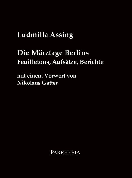Produktbild: Die Märztage Berlins