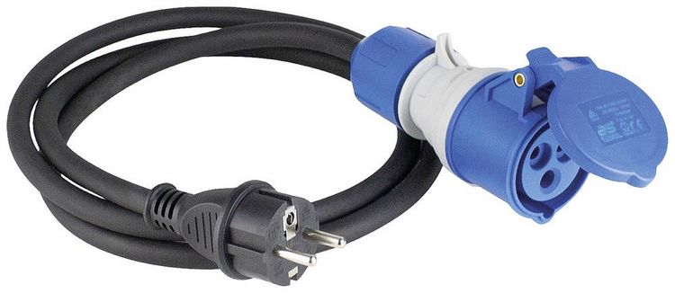 Produktbild: AS Schwabe 61406 CEE Adapter 16A 3polig 230V 1St.